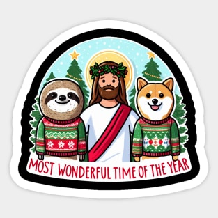 Most Wonderful Time Of The Year Sticker